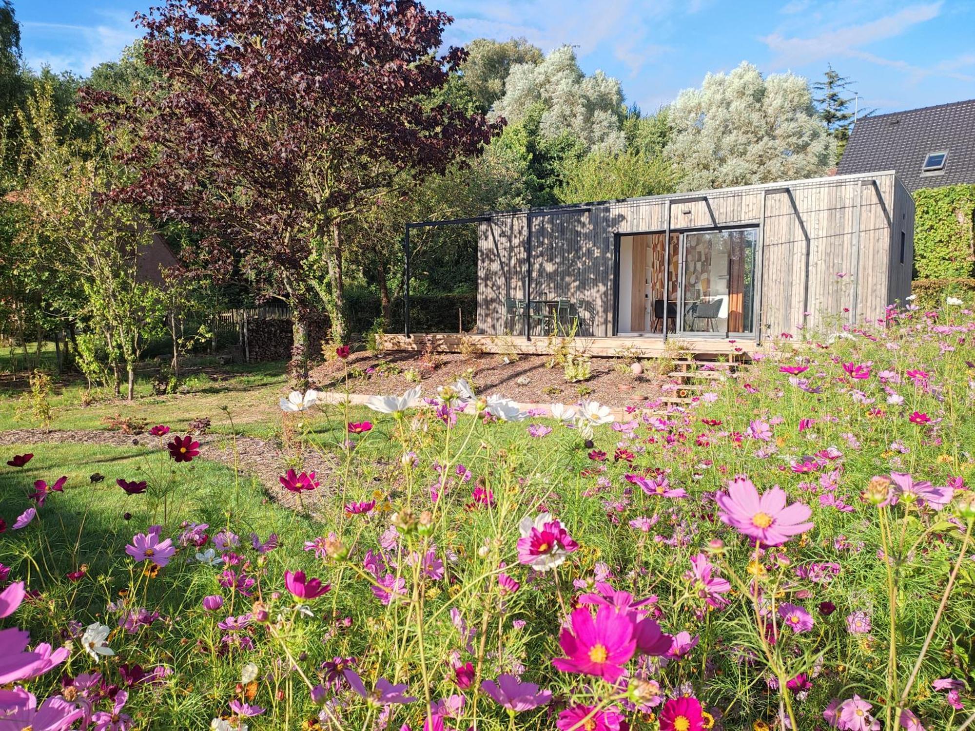 L'Ermitage - L'Ecolodge Des Monts Des Flandres - Au Coeur De 800M2 De Jardin Prive Saint-Jans-Cappel Εξωτερικό φωτογραφία